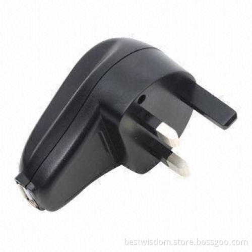 Mobile Phone USB Travel Charger with 4.2 to 12V DC Output Voltage and 500mA to 1A Charging Rate